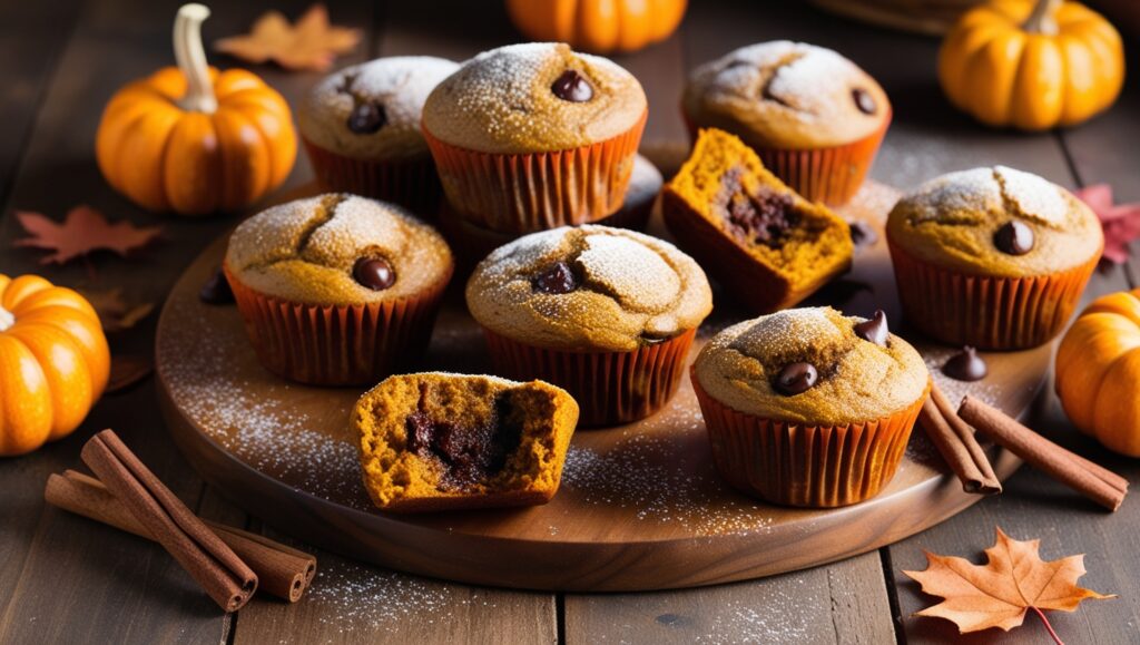 Muffins Citrouille et Chocolat